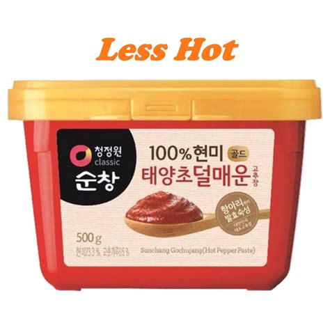 Chung Jung One Sunchang Less Hot Gochujang G Kg Korea Best Gochujang Teokbokki