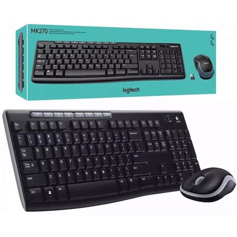 Combo Kit Teclado y Mouse inalambrico Logitech MK270 Perifericos Combos