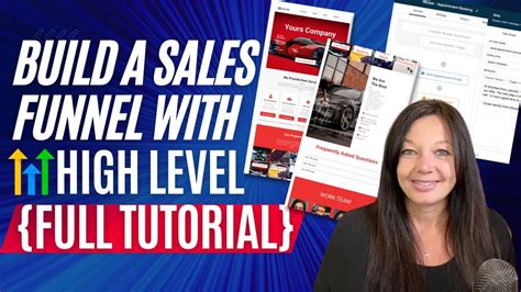 GoHighLevel Sales Funnel Builder Using Templates Tutorial 2023