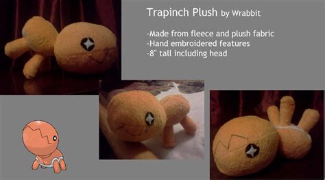 Trapinch Plush by thewrabbithole on DeviantArt