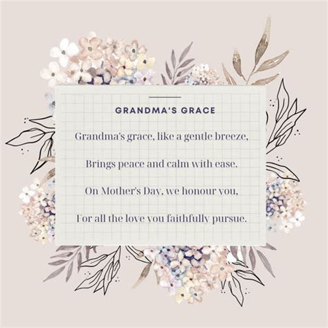 Top 20 Cute Happy Mothers Day Poems For Grandma Personal Chic
