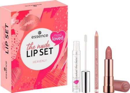 essence The Nude Lip Set dovanų rinkinys Heavenly lūpoms notino lt
