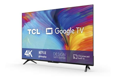 Smart Tv Led 55 Google Tv Uhd 4k Tcl P635 3 Hdmi 1 Usb Wifi Frete grátis