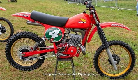 Vintage Honda Cr Motocross Bike