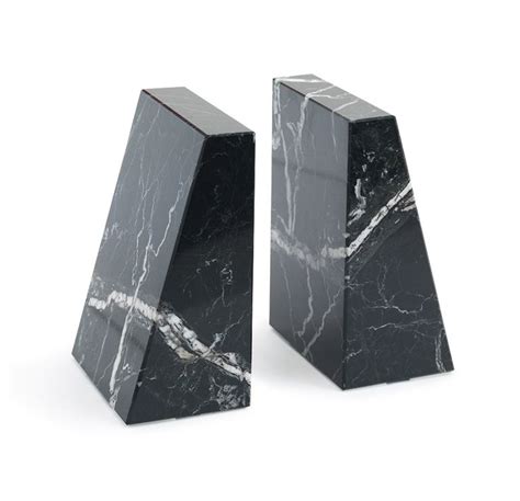 Chairish For Chic And Unique Homes Black And White Marble Bookends