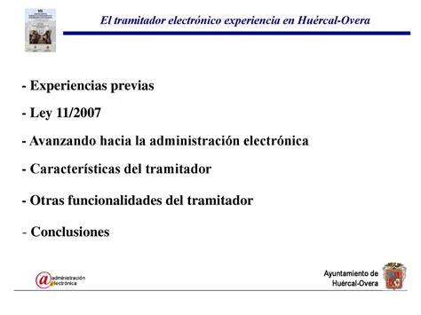 Convenio Marco El tramitador electrónico experiencia en ppt descargar