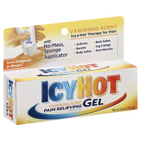 Icy Hot Pain Relieving Gel Walgreens