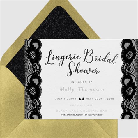 The Best Lingerie Party Invitations For Your Shower