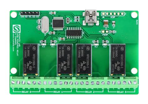 Numato Lab 4 Kanal 2A 4GPIO USB Relaismodul Botland Robotikgeschäft