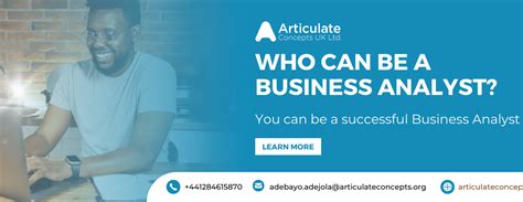 Who Can Be A Business Analyst Articulate Consult