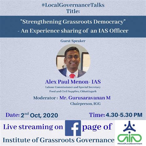 awareness wing teamigg institute  grassroots governance igg