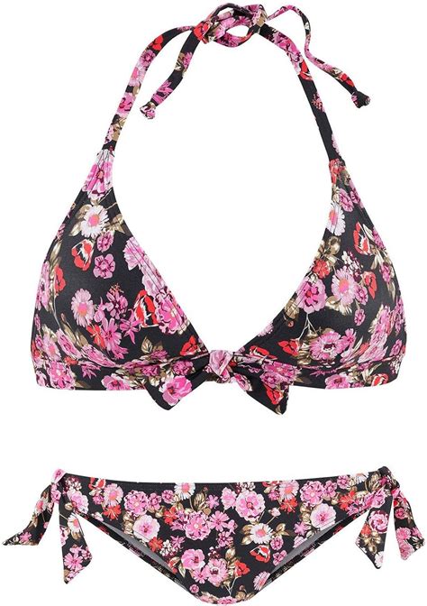 Amazon Upopby Women S Sexy Triangle Halter Bikini Set Push Up Two Piecee Swimsuits Padded