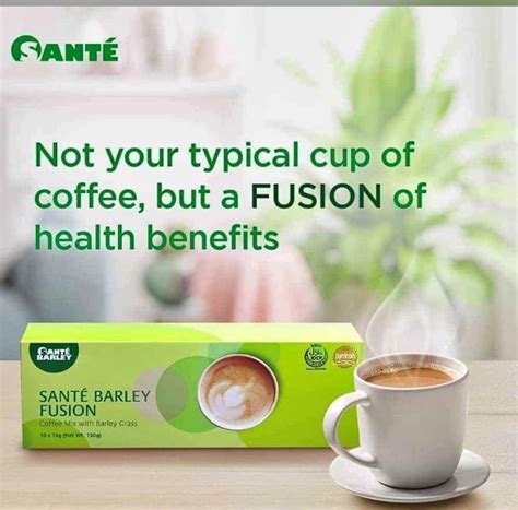 Sante Barley Fusion A Very Special Coffee Blend 10 Sachets Basbox