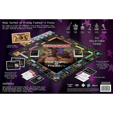 Настольная эксклюзивная суперигра Монополия из Пять ночей с Фредди ...