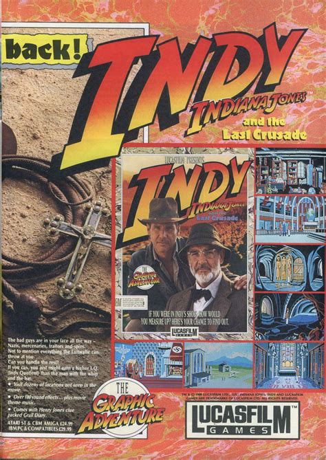 Atari ST Indiana Jones And The Last Crusade The Action Game Scans