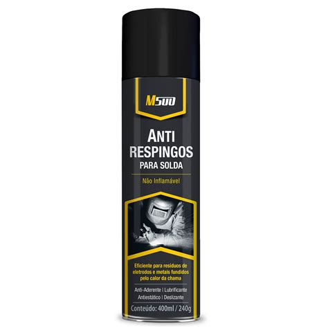 Spray Antirrespingo C Silicone Para Solda 400ml M500