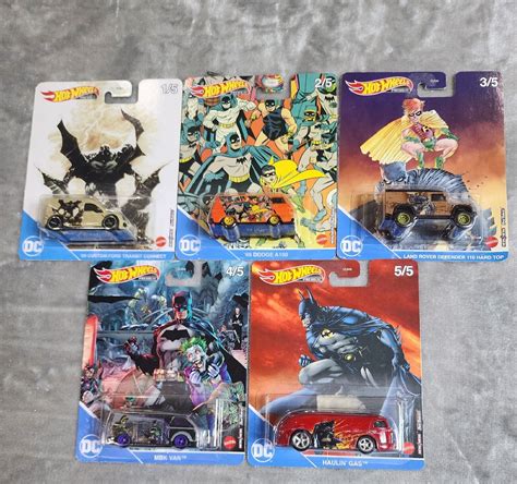 Hot Wheels Coleccion Premium Batman Dc Comics Pcs