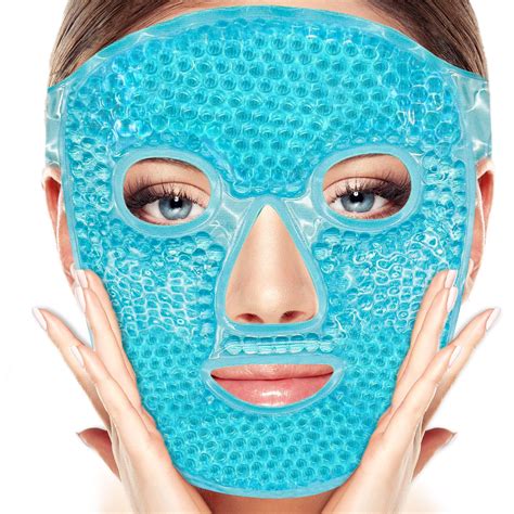 Amazon Funnir Gel Beads Face Ice Mask Pack Blue To Reduce Puffiness Dark Circles Hot