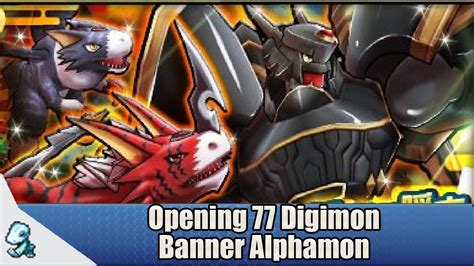 Digimon Rearise Opening 77 Digimon Banner Alphamon Youtube