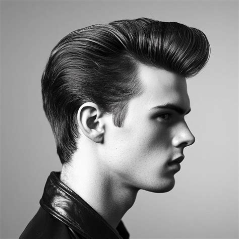 mens pompadour hairstyle  royal origins  modern trendsetter