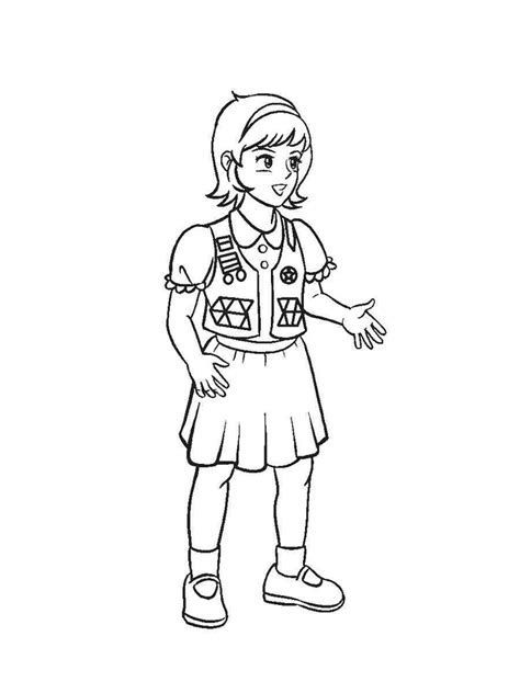 Daisy Girl Scout Printable Coloring Pages