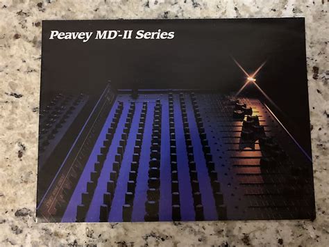 Peavey Md Ii Mixer Brochure 1987 Reverb