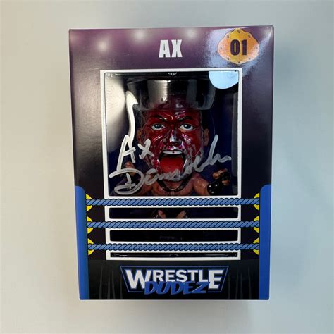 Wrestle Dudez Series 1 Demolition *Bloody Chase* Set Signed by Demolit