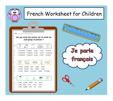 French Numbers Worksheet Elementary Canada Worksheets Library