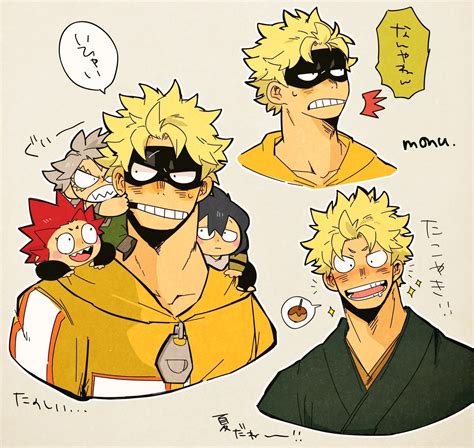 Kirishima Eijirou Amajiki Tamaki Fat Gum And Tetsutetsu Tetsutetsu