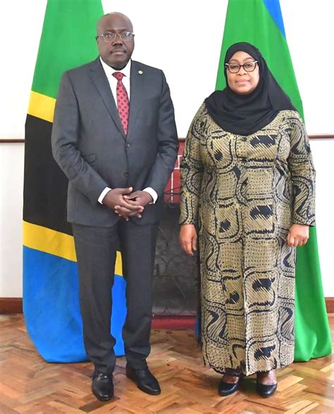 H E Dr Samia Suluhu Hassan Receives Eala Speaker East African