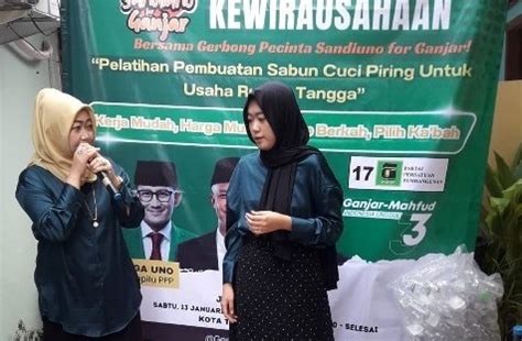 Relawan Sandiuno For Ganjar Gelar Workshop Ciptakan Peluang Usaha