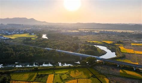 航拍江西峡江秋日乡村 金色田园 “丰”景如画（图）凤凰网江西凤凰网