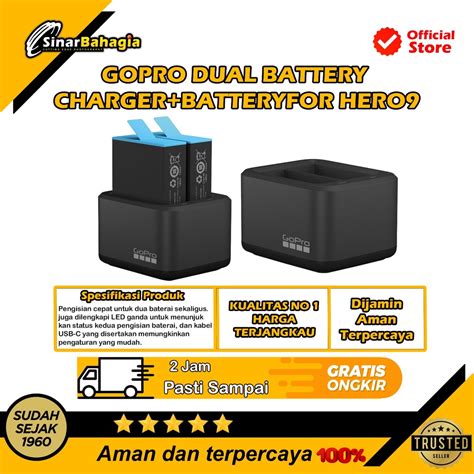 Jual Gopro Dual Battery Charger Enduro Batteries Hero Hero