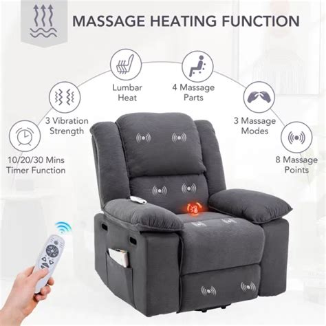 Dropship Massage Recliner Power Lift Chair For Elderly With Adjustable