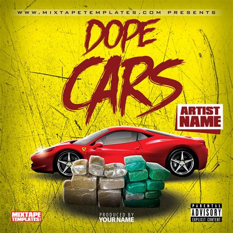 ''Dope Cars'' Mixtape Cover Template by FilthyTheDesigner on DeviantArt