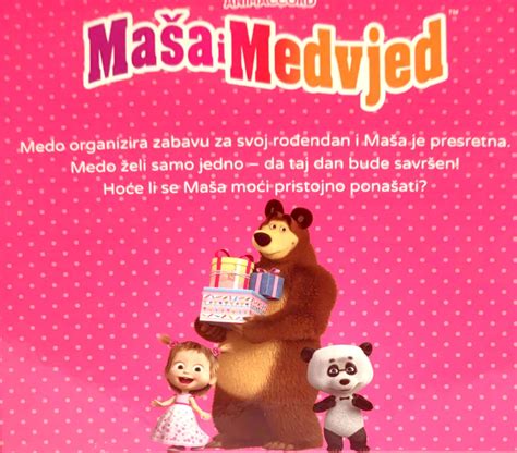 Maša I Medvjed Medin Rođendan Ročkalica