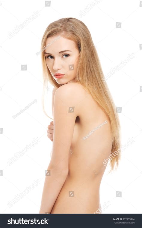 Beautiful Naked Woman Side View Isolated Stock Photo 172133444 Shutterstock