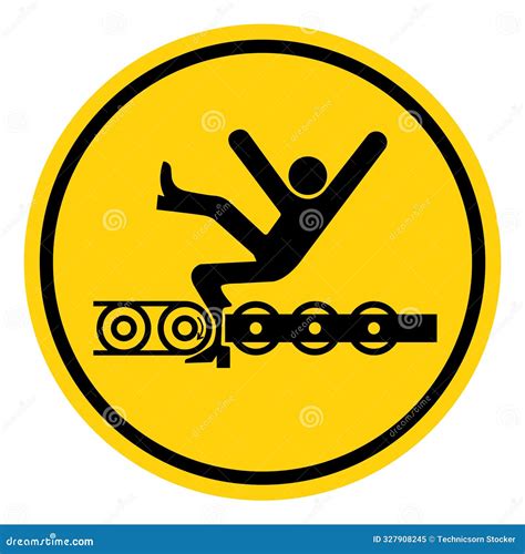 Warning Exposed Conveyor And Moving Parts Will Cause Service Injury Or