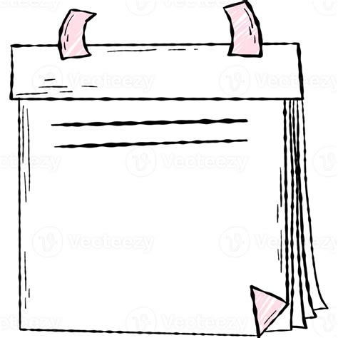 Wall Calendar Hand Drawn 26959403 Png