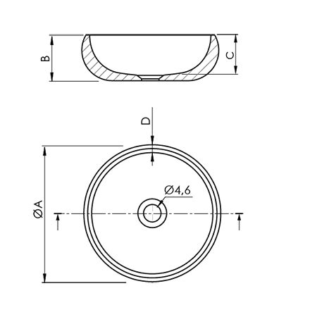 Lavabo Sobre Encimera Rondo De Sanycces Tienda Sanitarios