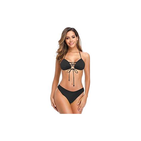 Shekini Donna Bikini Brasiliano A Due Pezzi Costumi Da Bagno A Triangolo Slip Bikini A Vita