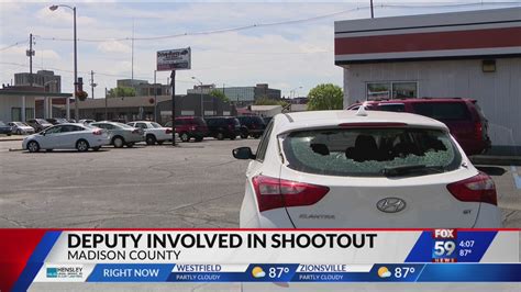 Isp Madison County Deputy Involved In Shootout In Anderson Fox 59