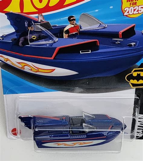 Hot Wheels Batman Bat Boat Blue
