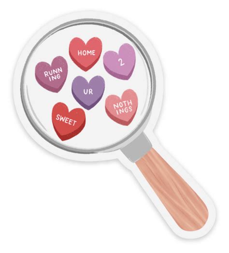 Taylor Swift Inspired Clear Sweet Nothings Sticker Mythic