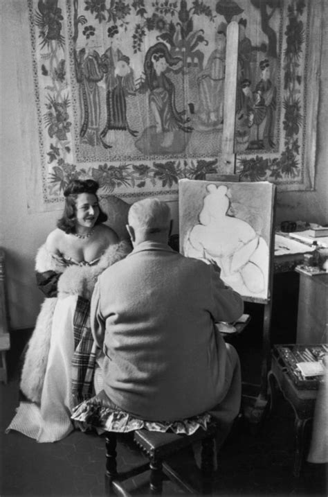 Henri Matisse And His Model Micaela Avogadro Vence France 1944