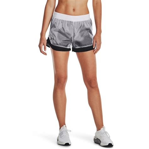 Under Armour Armour Ua Woven Layered Shorts Gym Short Womens White