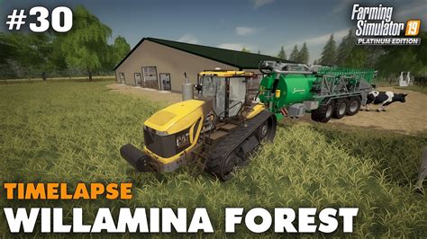 Willamina Forest Timelapse Harvesting Spreading Slurryfarming