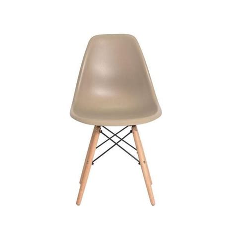 Kit Cadeiras Charles Eames Eiffel Nude Base Madeira Madeiramadeira