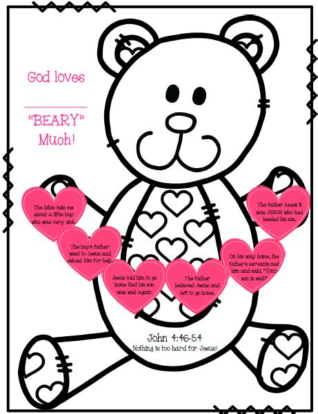 God Loves Us Sunday School Lessons Sunday School Crafts Valentine