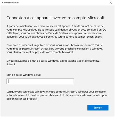 Windows 10 Se connecter avec un compte Microsoft Médiaforma